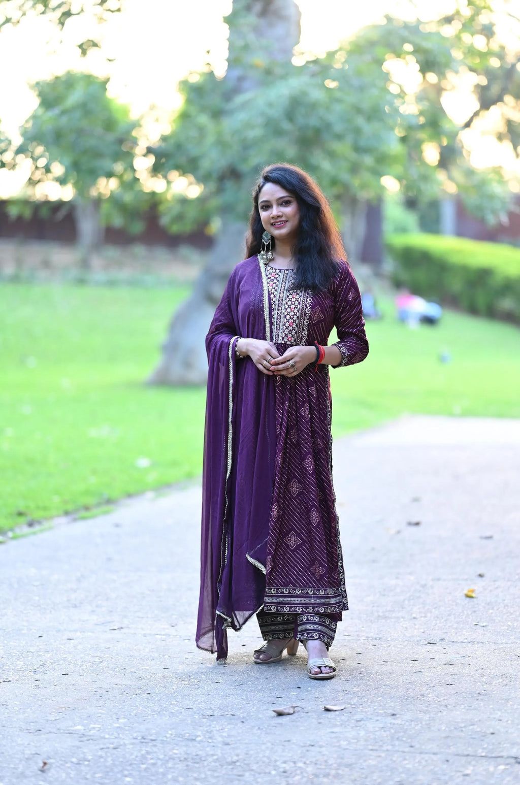 Floral Print Kurta suit set