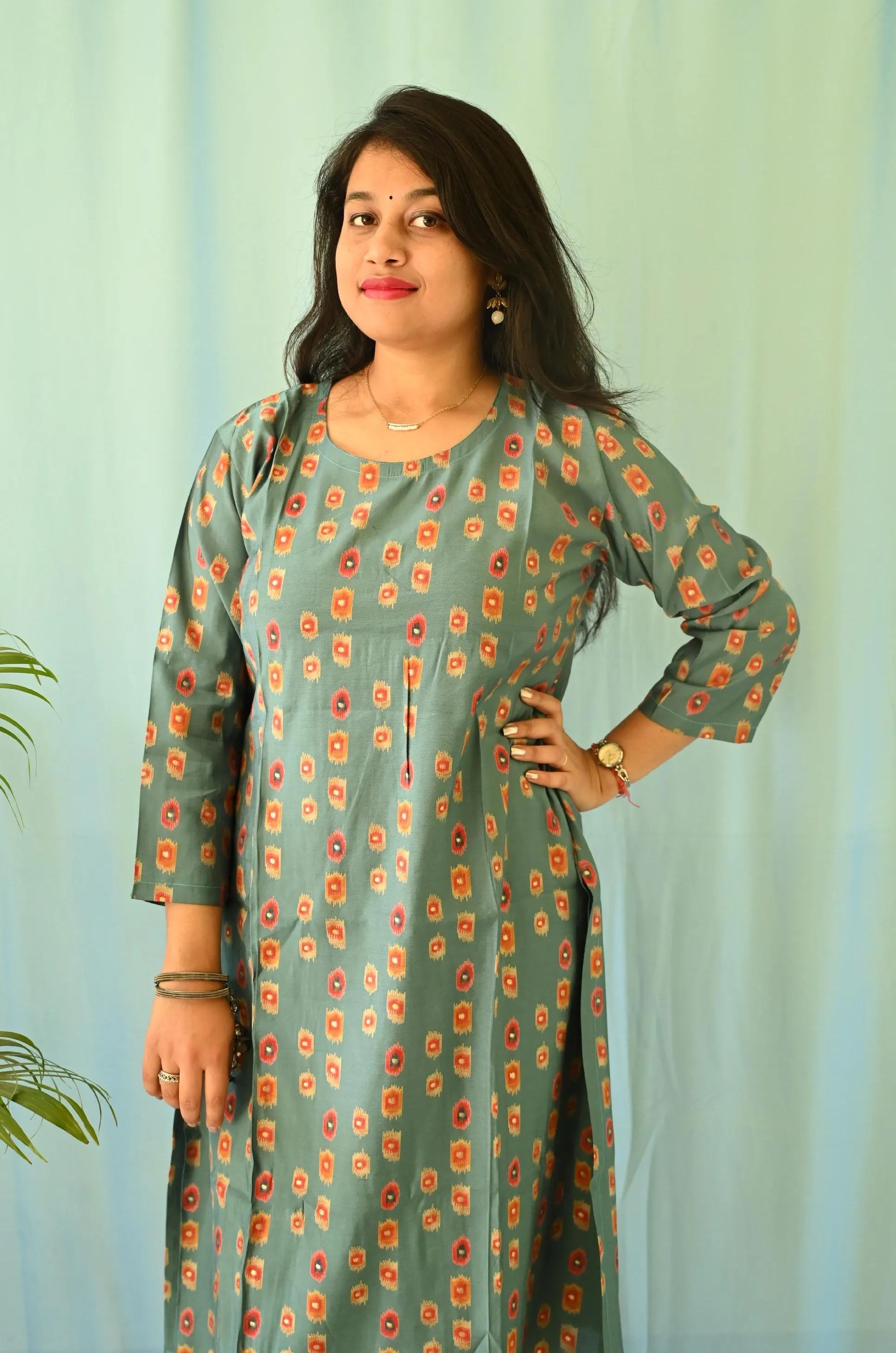 Simple & Elegant Kurtis With Pant Pure Cotton