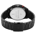 Fastrack Opulence Sun Moon Chronograph Black Dial Black Metal Strap Analog Quartz Watch For Guys
