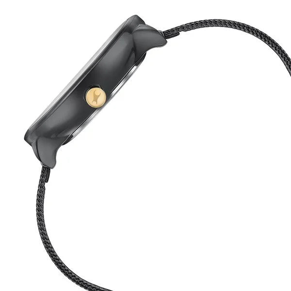 Fastrack Stunners Quartz Analog Black Dial Stainless Steel Strap Watch for Girls