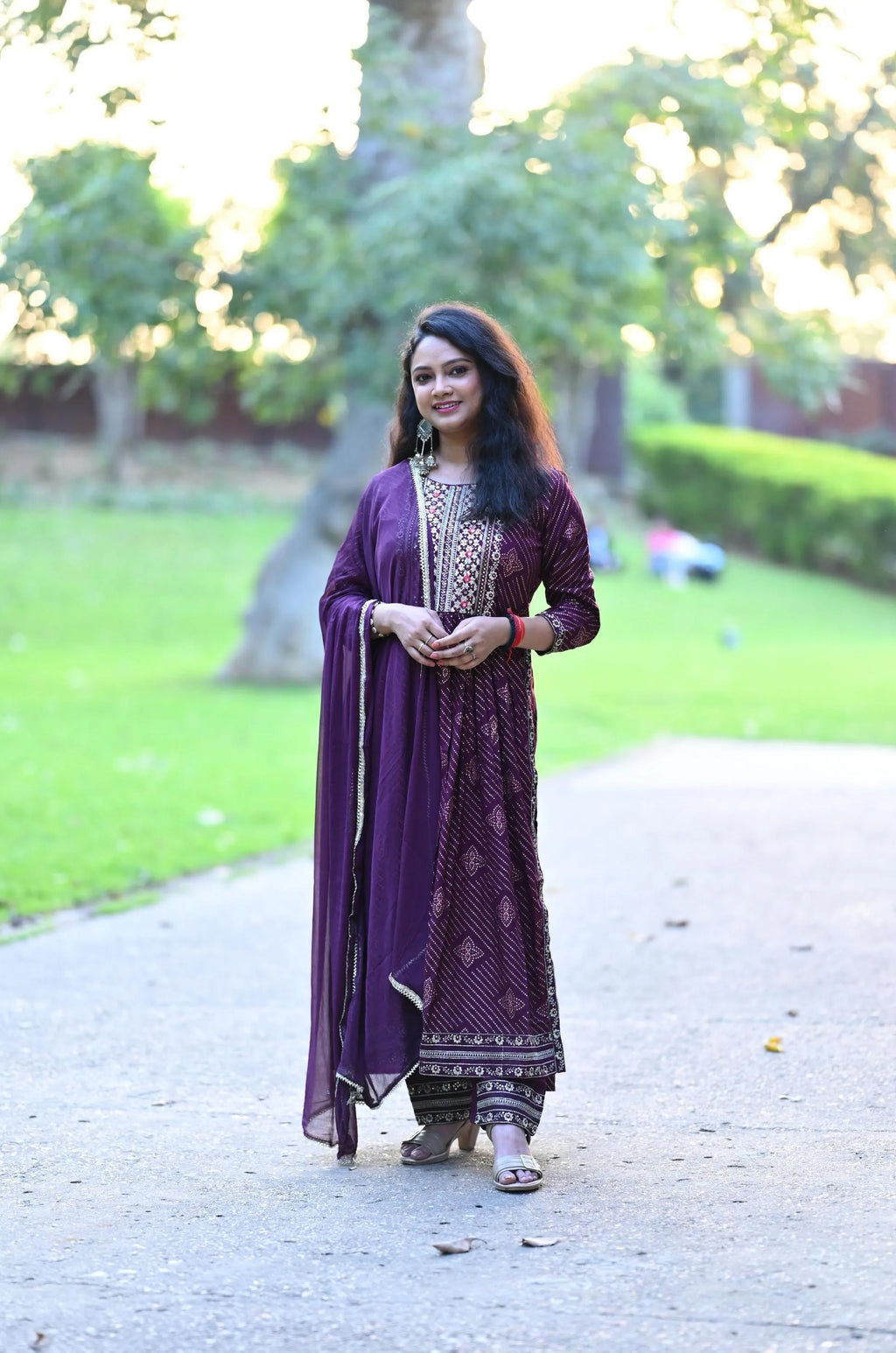 Floral Print Kurta suit set