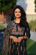EMERALD GREEN STRAIGHT FIT COTTON SUIT SET