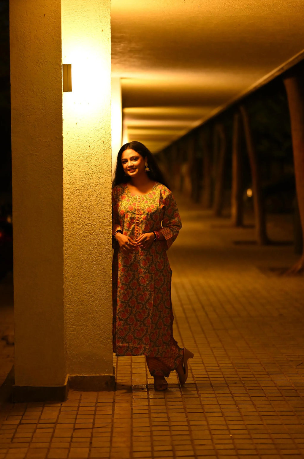 Jaipuri cotton paint & Kurti