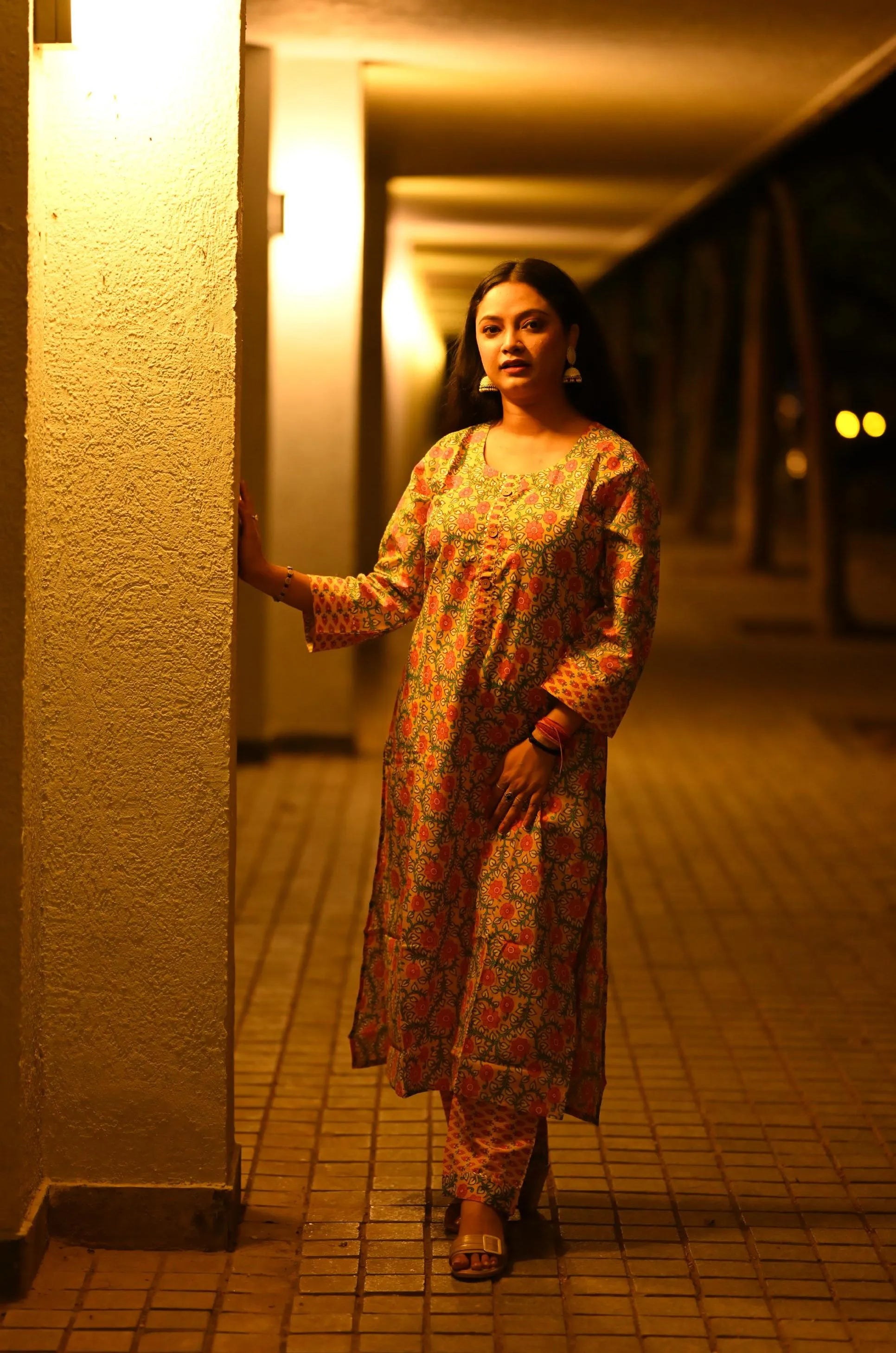 Jaipuri cotton paint & Kurti