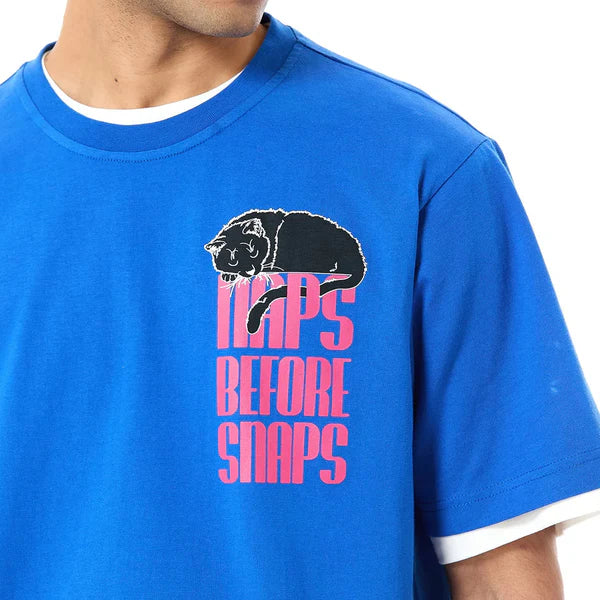 Naps Oversized Tee (Indigo)